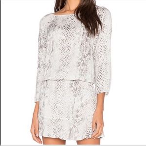 Soft Josie snakeskin dress